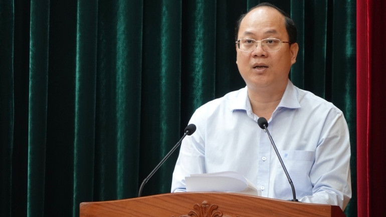 Đồng chí Nguyễn Hồ Hải, Phó Bí thư Thành ủy Thành phố Hồ Chí Minh phát biểu khai mạc Hội thảo.