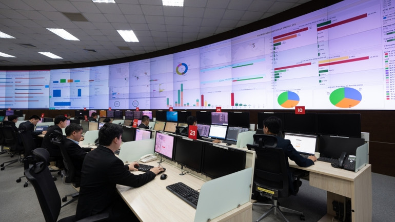 Các hệ thống giám sát điều hành thông minh do Viettel phát triển giám sát hạ tầng 24/24 giờ.