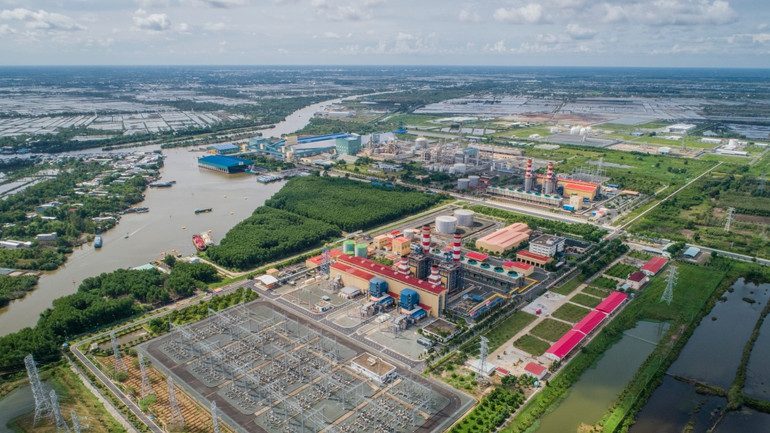 Toàn cảnh khu công nghiệp Khí-Điện-Đạm Cà Mau.
