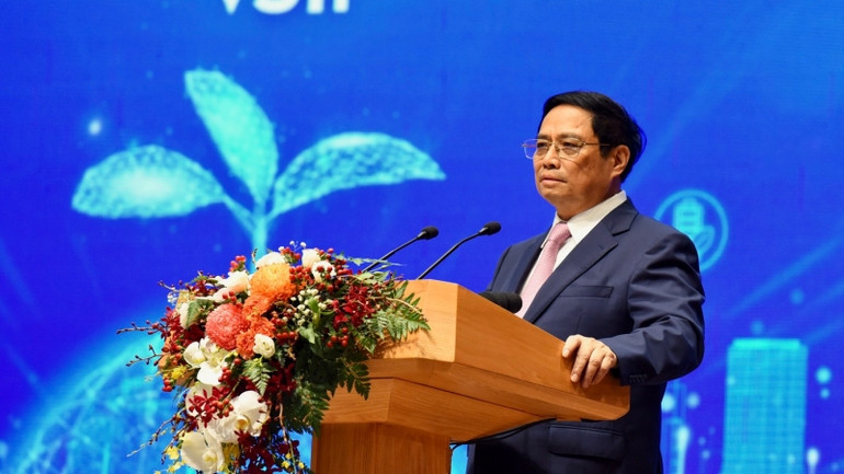 Thủ tướng Phạm Minh Chính phát biểu ý kiến tại Hội nghị. Thủ tướng Phạm Minh Chính phát biểu ý kiến tại Hội nghị.