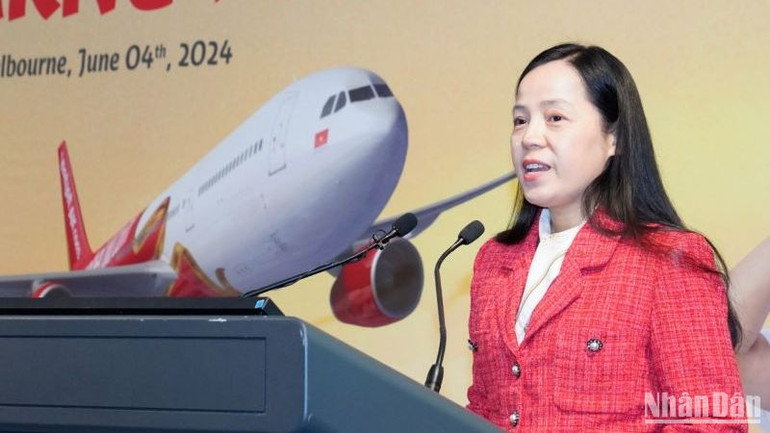 Phó Tổng giám đốc Vietjet Nguyễn Thị Thúy Bình.