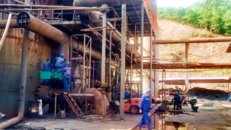 Công ty cổ phần Luyện kim đen Thái Nguyên điều chỉnh phương án sản xuất phù hợp với tình trạng thiếu điện hiện nay.