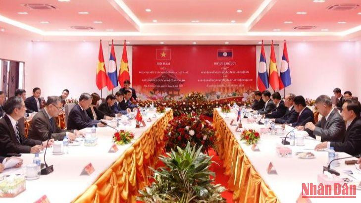 Quang cảnh Hội đàm. (Ảnh: Trịnh Quốc Dũng)