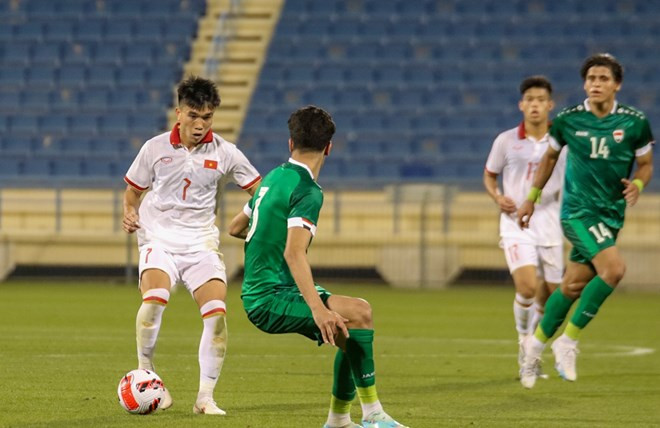 Mặc dù đã có một số điểm tích cực trong trận đấu đầu tiên của U23 Việt Nam dưới thời huấn luyện viên Philippe Troussier nhưng theo nhận định của giới chuyên môn như vậy là quá ít. (Ảnh: VFF)