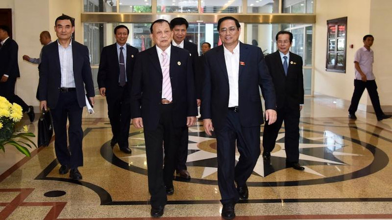 Thủ tướng Phạm Minh Chính đến làm việc với Hội Cựu chiến binh Việt Nam.