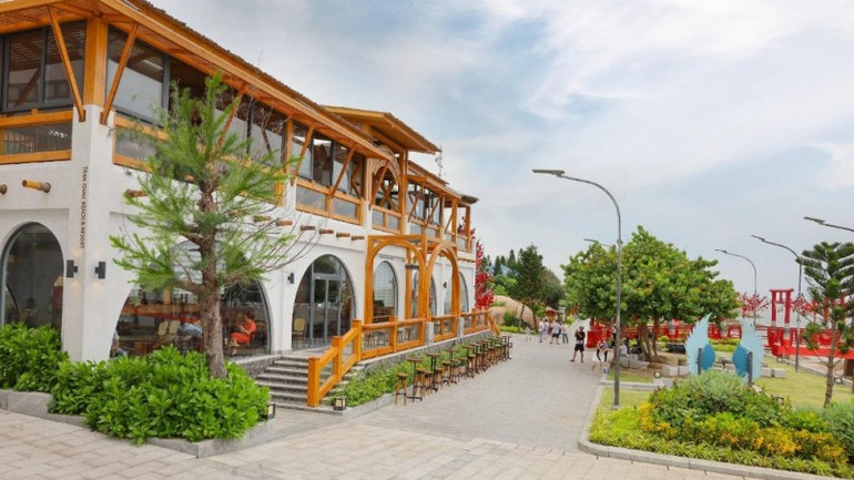 Không gian cửa hàng trà sữa Tacerla Tea House.