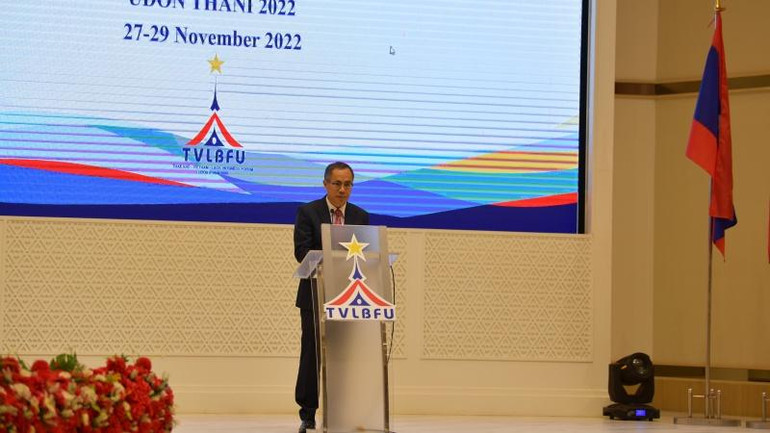 Đại sứ Phan Chí Thành phát biểu khai mạc tại Diễn đàn.