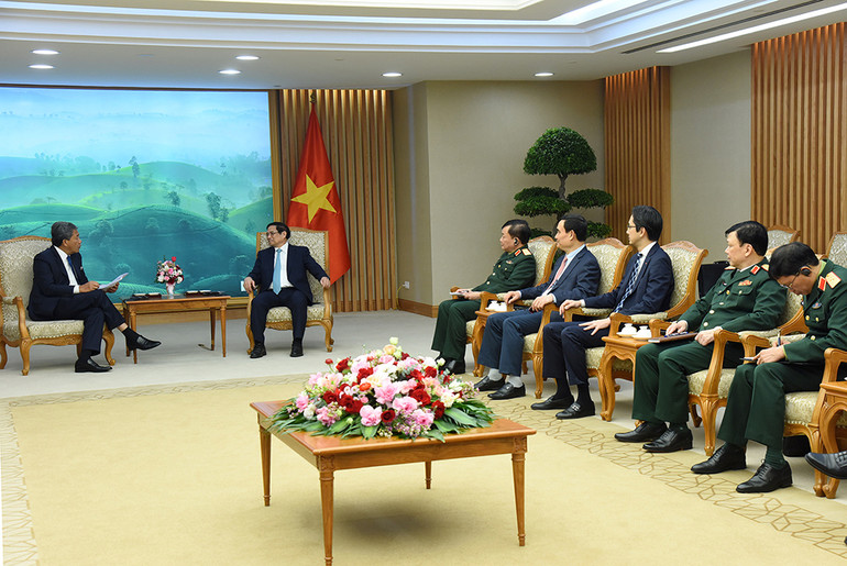 [Ảnh] Thủ tướng Phạm Minh Chính tiếp Bộ trưởng Quốc phòng Malaysia ảnh 3