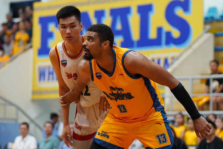 Nha Trang Dolphins phòng ngự vô cùng kín kẽ trong suốt trận đấu.