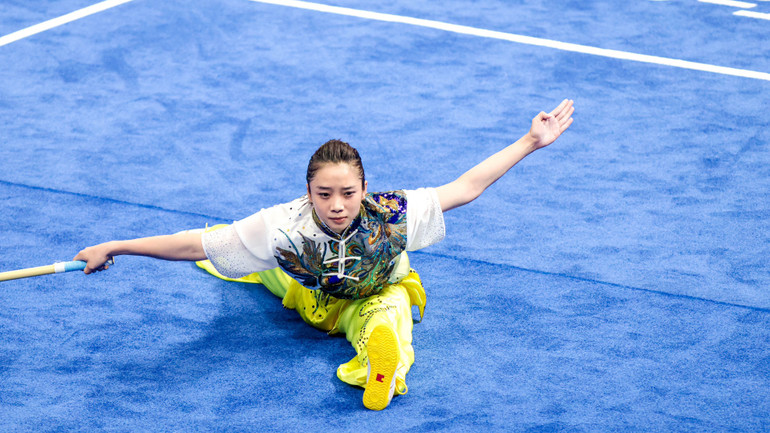 Dương Thúy Vi thi đấu tại ASIAD 19. (Ảnh: Đoàn Thể thao Việt Nam)