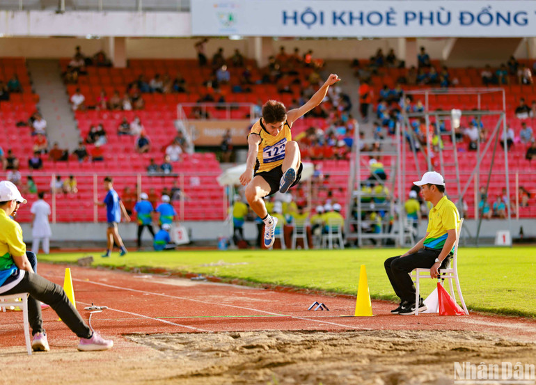 Các vận động viên được thi đấu trong điều kiện tiêu chuẩn, bảo đảm an toàn.