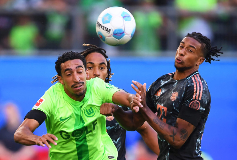 Michael Olise cho thấy sự hòa nhập tốt tại Đức. (Ảnh: Getty)