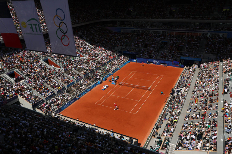 Toàn cảnh trận chung kết Olympic. (Ảnh: Getty)