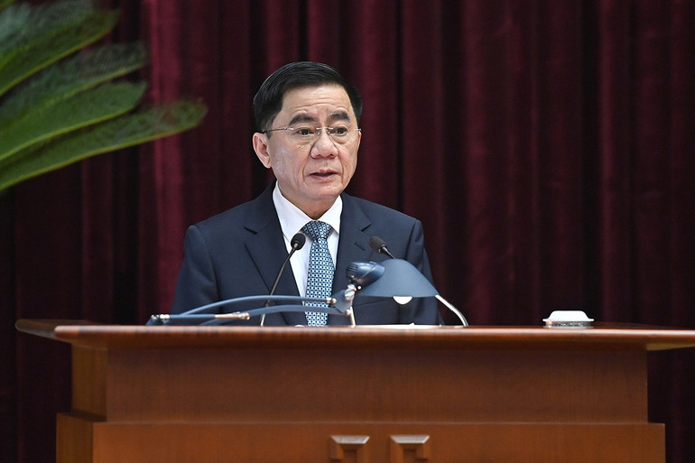 Đồng chí Trần Cẩm Tú phát biểu kết luận hội nghị. (Ảnh: ĐĂNG KHOA) Đồng chí Trần Cẩm Tú phát biểu kết luận hội nghị. (Ảnh: ĐĂNG KHOA)