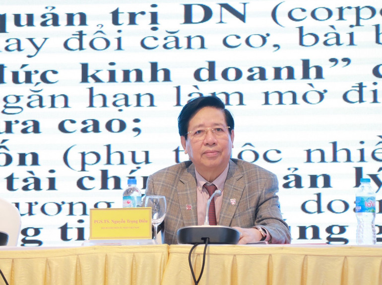 PGS.TS Nguyễn Trọng Điều, Chủ tịch Hội Doanh nhân tư nhân Việt Nam.