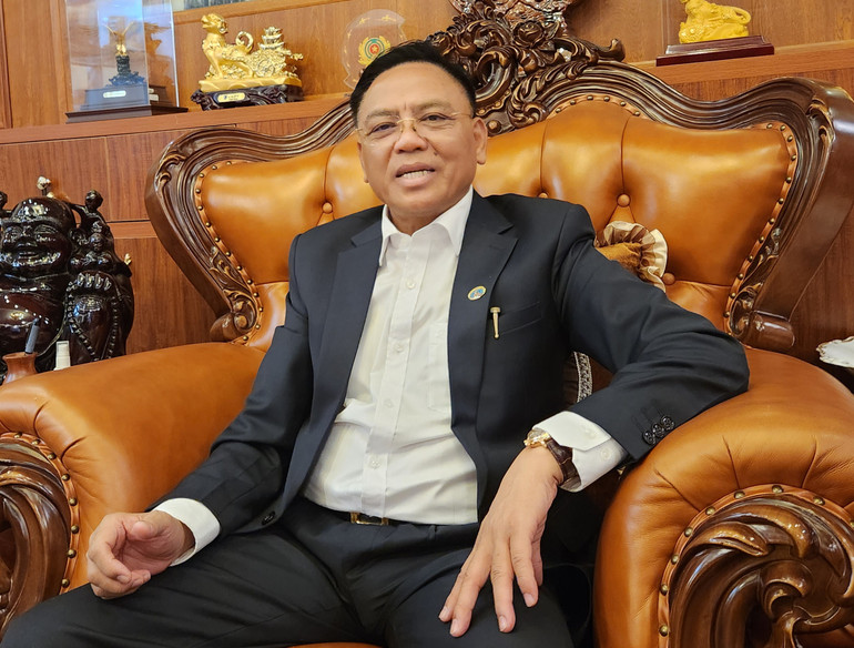 Chủ tịch Hiệp hội Doanh nghiệp tỉnh Thanh Hóa Cao Tiến Đoan.