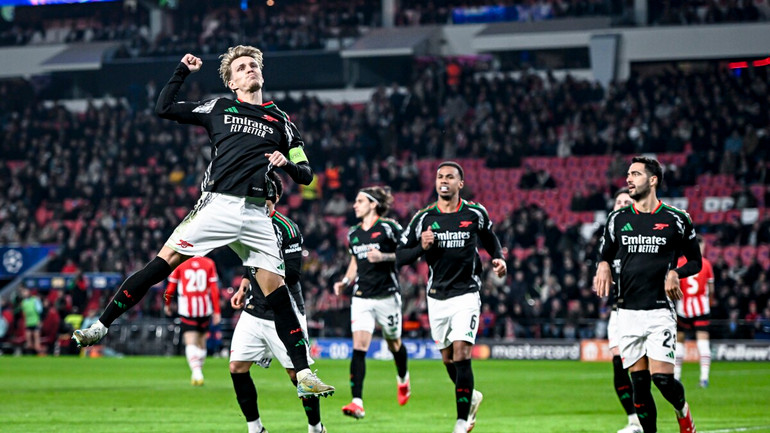 Pháo thủ ngày càng già dơ ở cúp châu Âu. (Ảnh: ChampionsLeague)