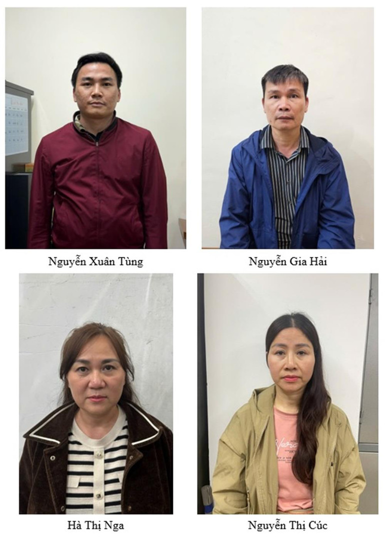 Các bị can bị khởi tố, bắt tạm giam. Các bị can bị khởi tố, bắt tạm giam.