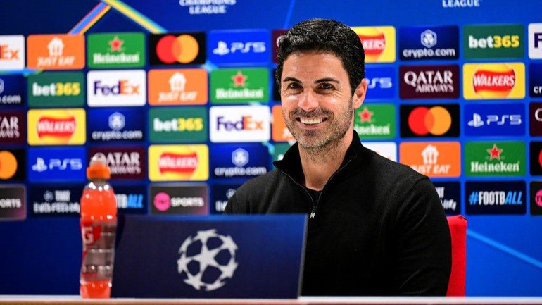 Arteta tự tin về khả năng của Pháo thủ dù phải thi đấu trên thánh địa Bernabeu. (Ảnh: ArsenalFC)