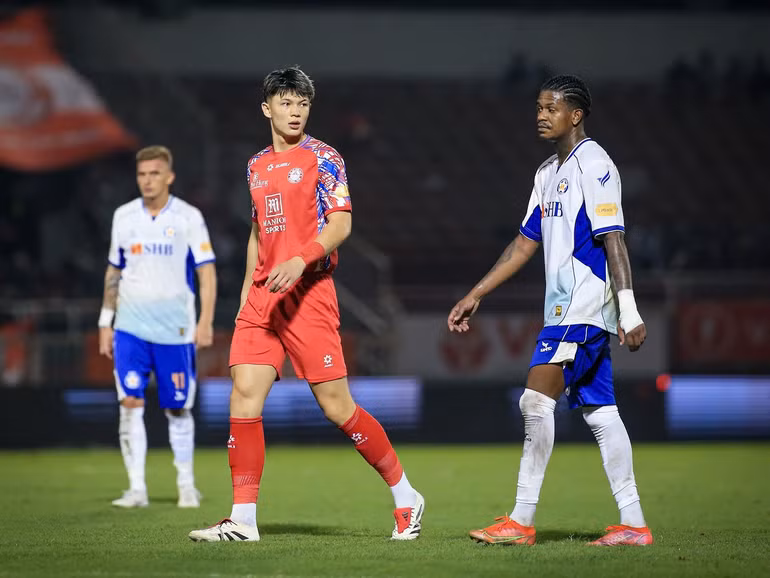 Cầu thủ Zan Nguyễn trong màu áo câu lạc bộ Thành phố Hồ Chí Minh. (Ảnh: Câu lạc bộ Thành phố Hồ Chí Minh)