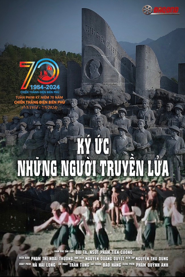 Bộ phim tài liệu “Ký ức những người truyền lửa" được chiếu tại Tuần phim.