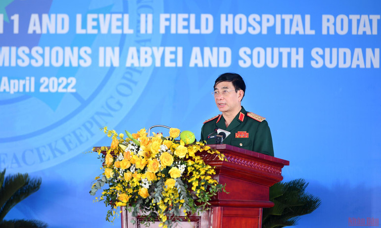 Công binh mũ nồi xanh Việt Nam lần đầu làm nhiệm vụ tại châu Phi -0