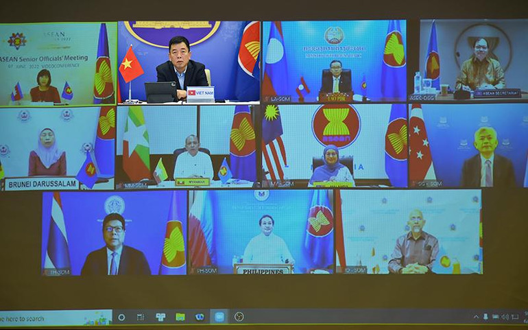 Trưởng SOM các nước ASEAN tham dự Hội nghị. Phát huy vai trò của ASEAN trong giải quyết các vấn đề khu vực và toàn cầu -0