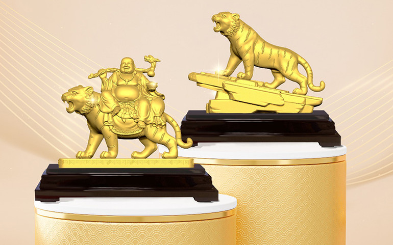 Đa dạng các sản phẩm vàng cầu may dịp Thần Tài -0