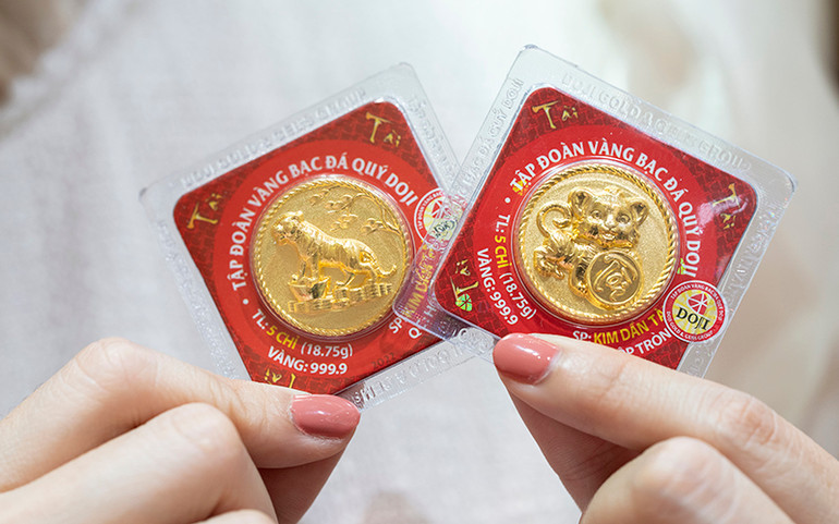 Đa dạng các sản phẩm vàng cầu may dịp Thần Tài -0