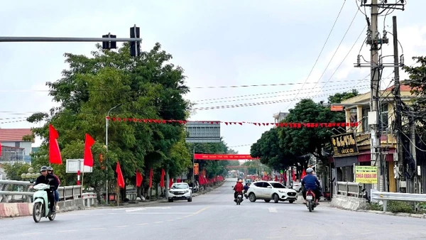 Diện mạo nông thôn xã Lai Thành khởi sắc từ phong trào thi đua yêu nước.