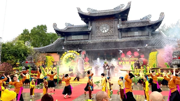 Chương trình nghệ thuật đặc sắc tại lễ khai hội chùa Bái Đính 2026.