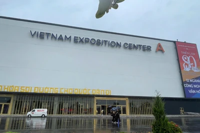 Không gian giới thiệu 12 lĩnh vực của ngành công nghiệp văn hóa Việt Nam. 