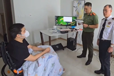 Đối tượng cầm đầu Lê Hữu Minh.