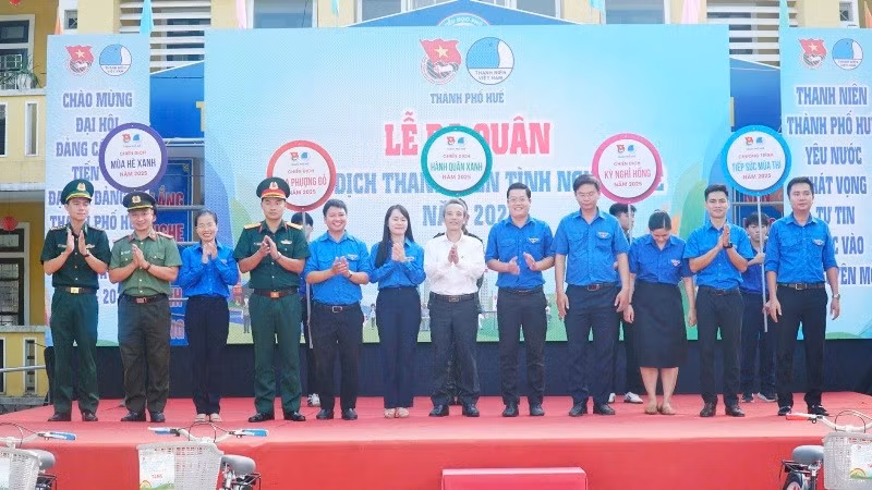 Lễ ra quân chiến dịch Thanh niên tình nguyện hè năm 2025.