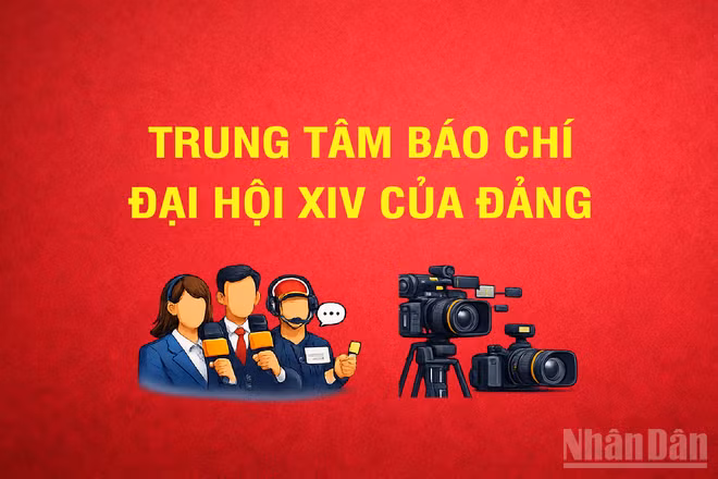 [Infographic] Trung tâm Báo chí Đại hội XIV của Đảng