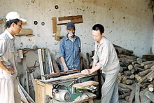 Ảnh trong bài: Học viên chăm chỉ lao động, cai nghiện.