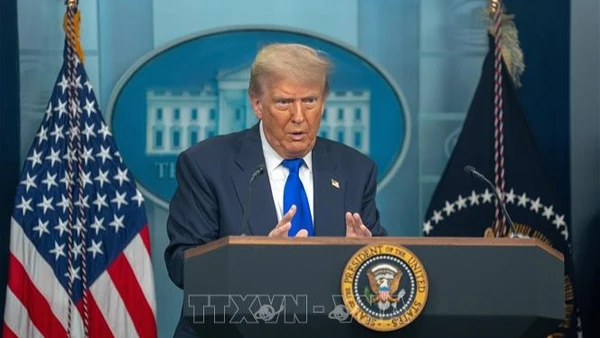 Tổng thống D. Trump. (Ảnh: THX/TTXVN)