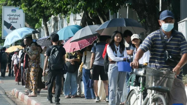 Nhịp sống thường ngày ở Yangon, Myanmar. (Ảnh: Xinhua)