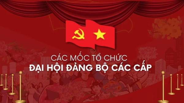 [Infographic] Lộ trình tổ chức Đại hội đảng bộ các cấp tiến tới Đại hội XIV của Đảng