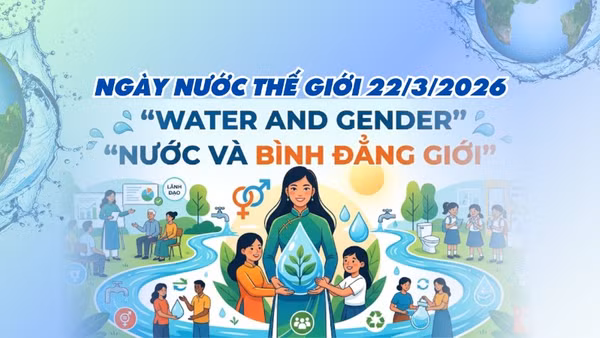 [Infographic] Hưởng ứng Ngày Nước thế giới 2026 - Nước và bình đẳng giới