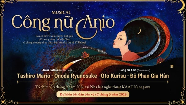 Poster dự án Musical “Công nữ Anio”. (Ảnh: Ban tổ chức)