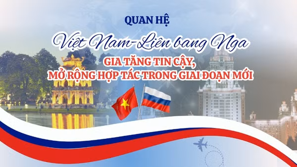 [Infographic] Quan hệ Việt Nam-Liên bang Nga: Gia tăng tin cậy, mở rộng hợp tác trong giai đoạn mới