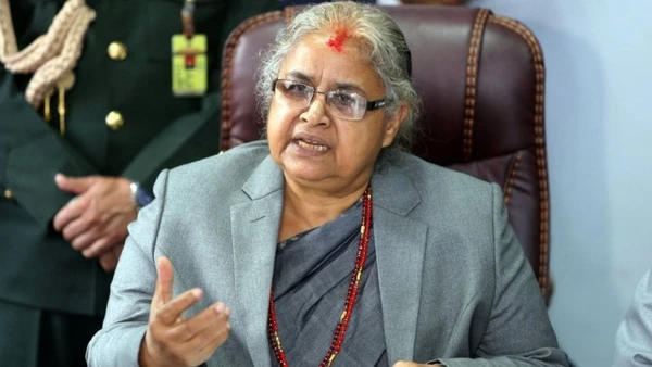 Bà Sushila Karki. (Nguồn: X/@airnewsalerts) 
