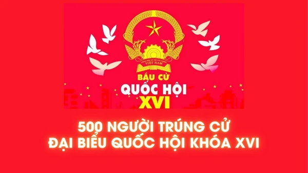 [Infographic] 500 người trúng cử đại biểu Quốc hội khóa XVI