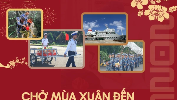 Chở mùa xuân đến Trường Sa