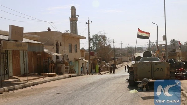 Lực lượng an ninh Iraq giải phóng thành phố Rawa khỏi tầm kiểm soát của IS, tháng 11/2017. (Ảnh minh họa: Xinhua)
