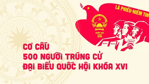 [Infographic] Cơ cấu 500 người trúng cử đại biểu Quốc hội khóa XVI