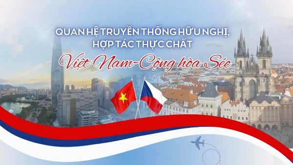 [Infographic] Quan hệ truyền thống hữu nghị, hợp tác thực chất Việt Nam-Cộng hòa Séc