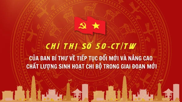 [Infographic] Một số nội dung quan trọng tại Chỉ thị 50-CT/TW của Ban Bí thư về đổi mới và nâng cao chất lượng sinh hoạt chi bộ