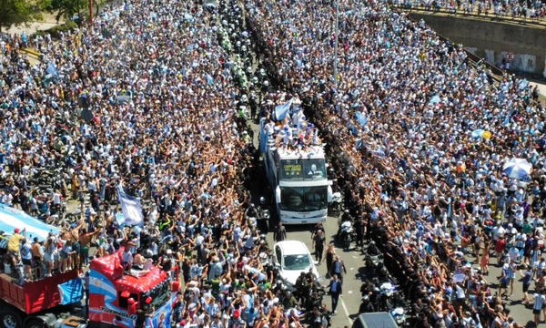 [Ảnh] Argentina: Hàng triệu người hâm mộ chào đón những người hùng vô địch World Cup